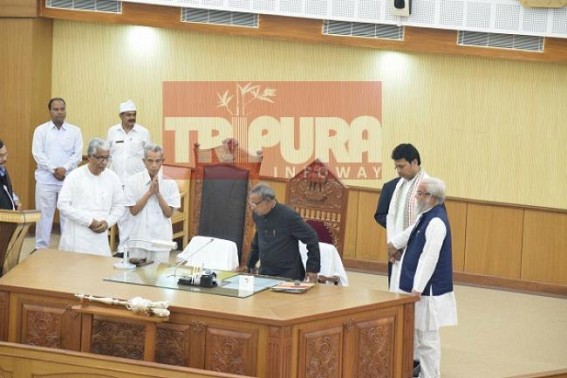 Tripura Assembly Session led by speaker Rebati Mohon Das starts